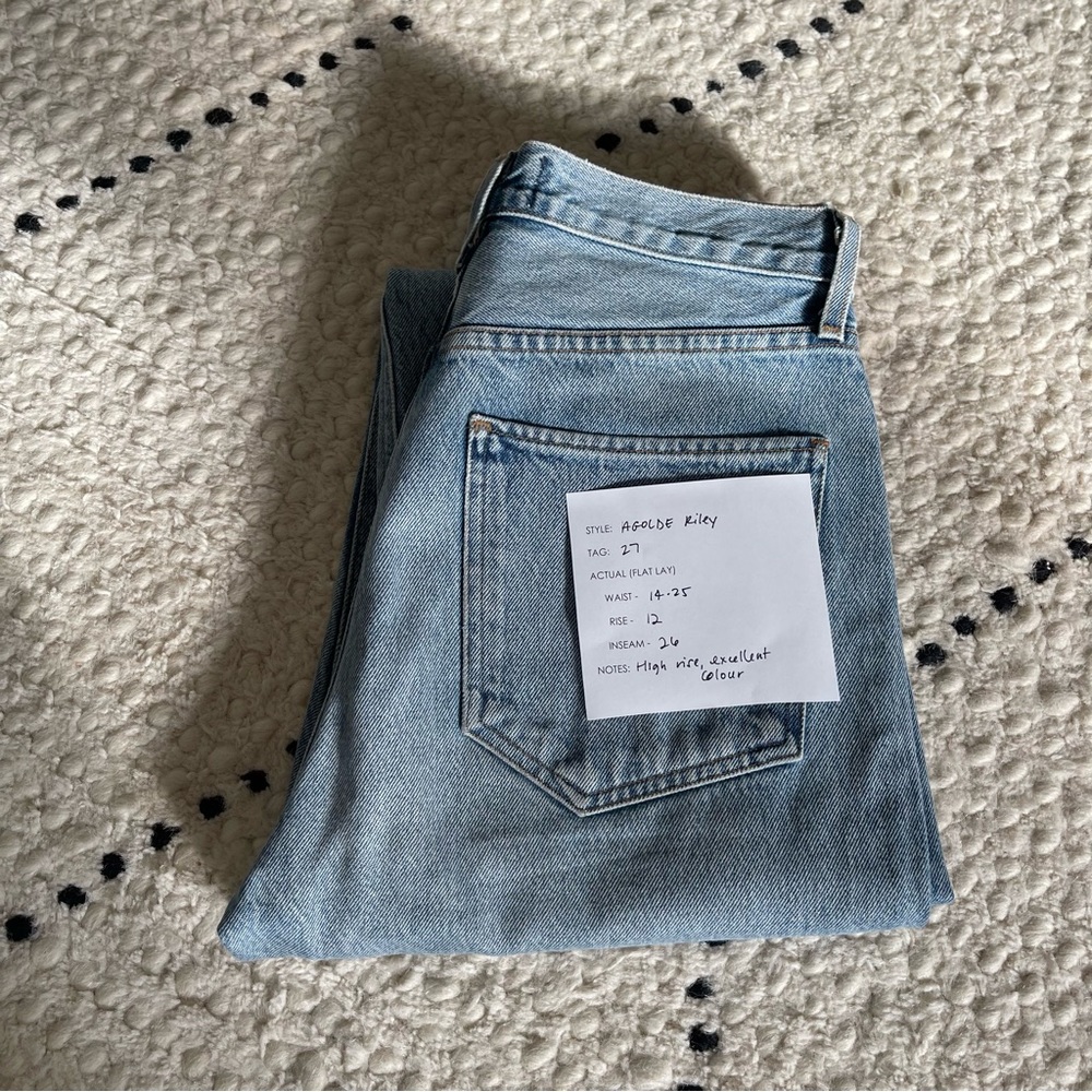 AGOLDE
Riley
Size 27